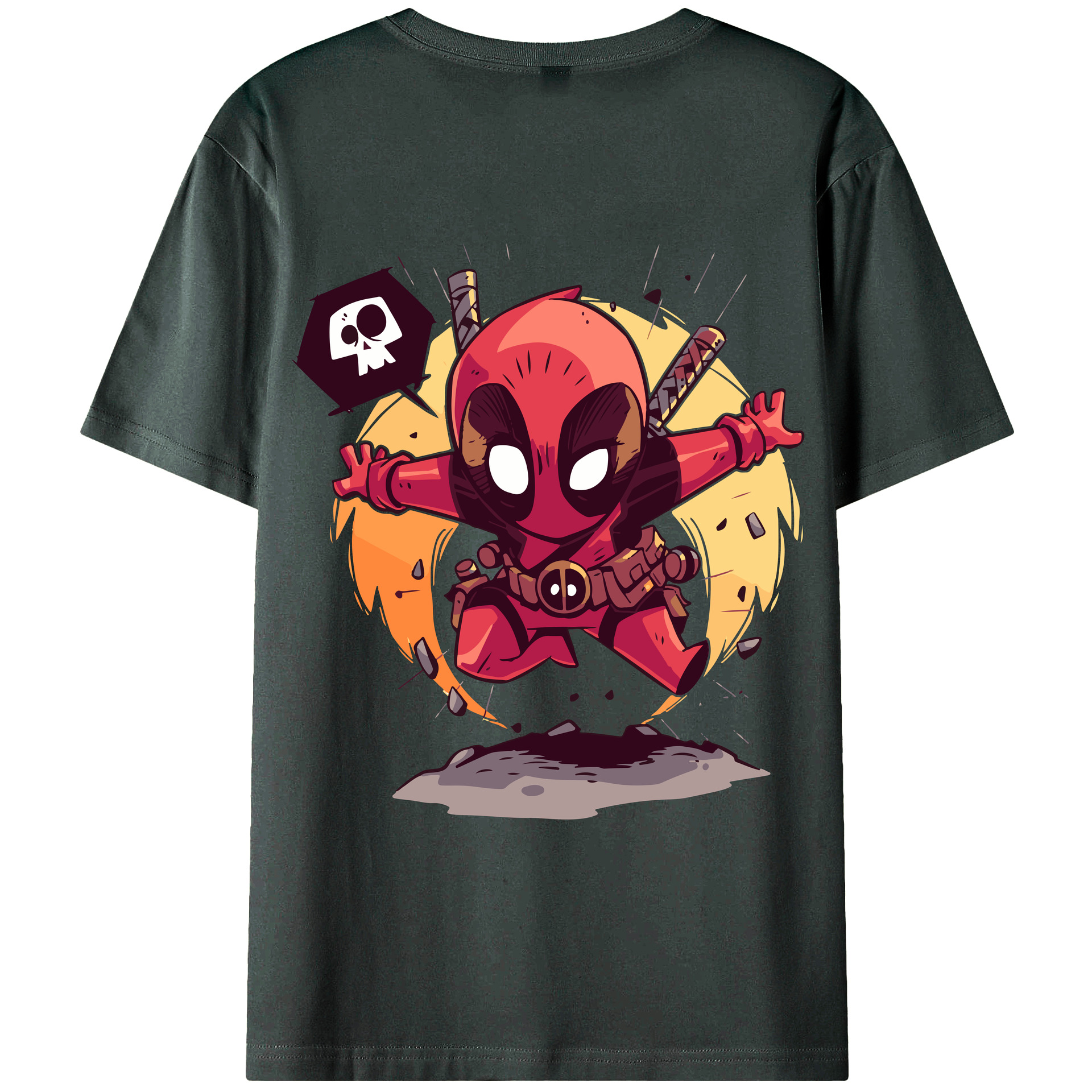 （画像用） アベンジャーズ The Avengers 綿100％ メンズ半袖Tシャツ（バックプリント） 通気性